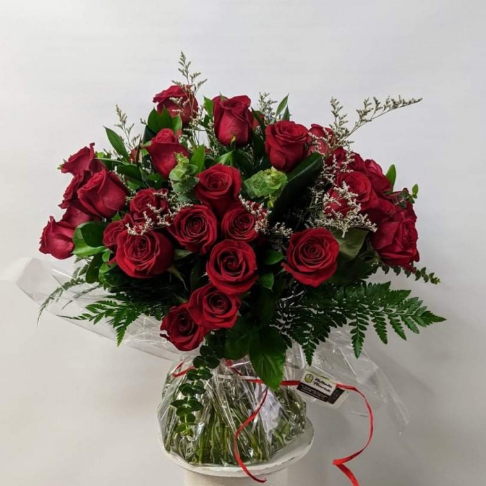 Bouquet de roses rouges déclaration d'amour